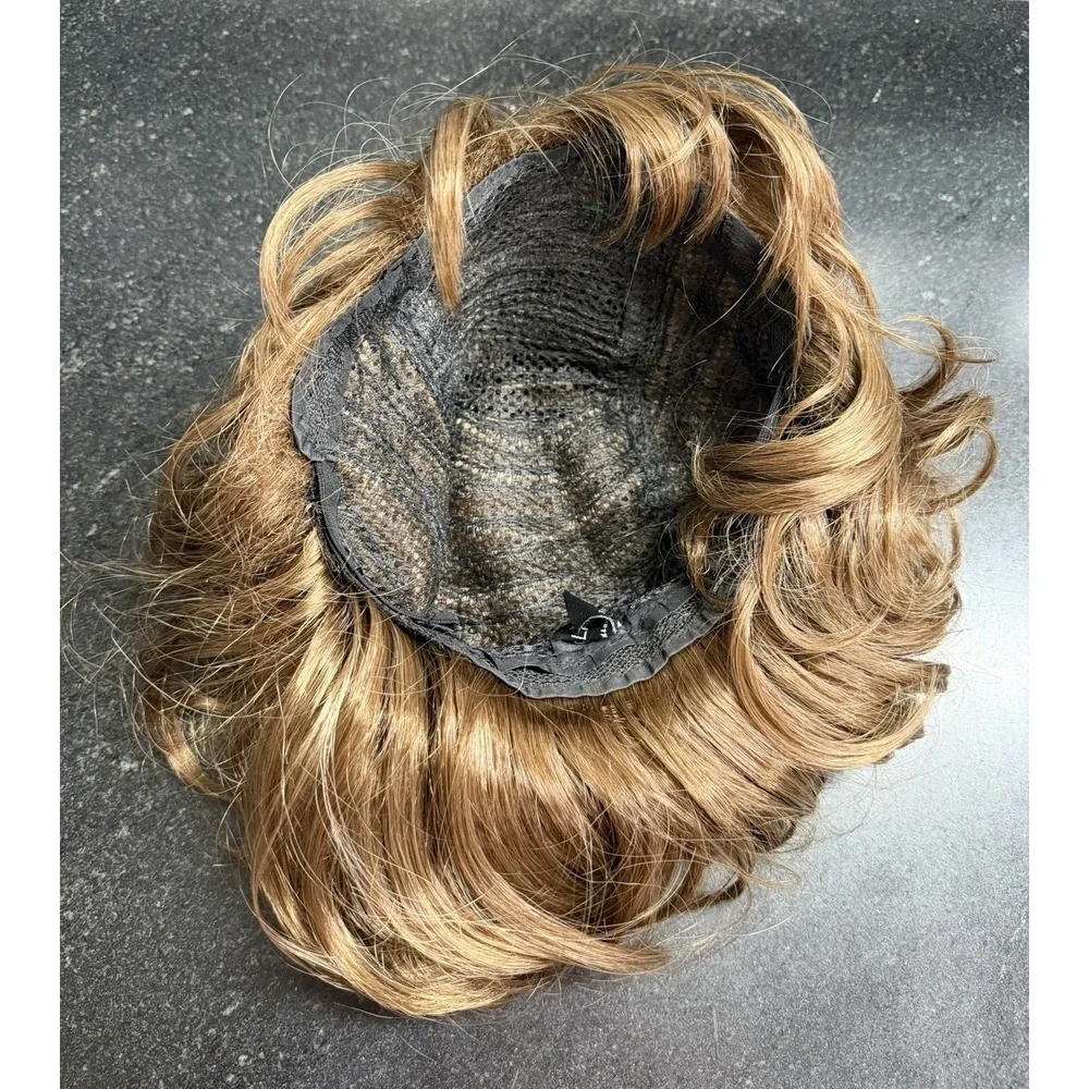 ALLAURA Middle Earth Hobbit Wig Frodo Bilbo Baggins Realistic Brown Cosplay Hair